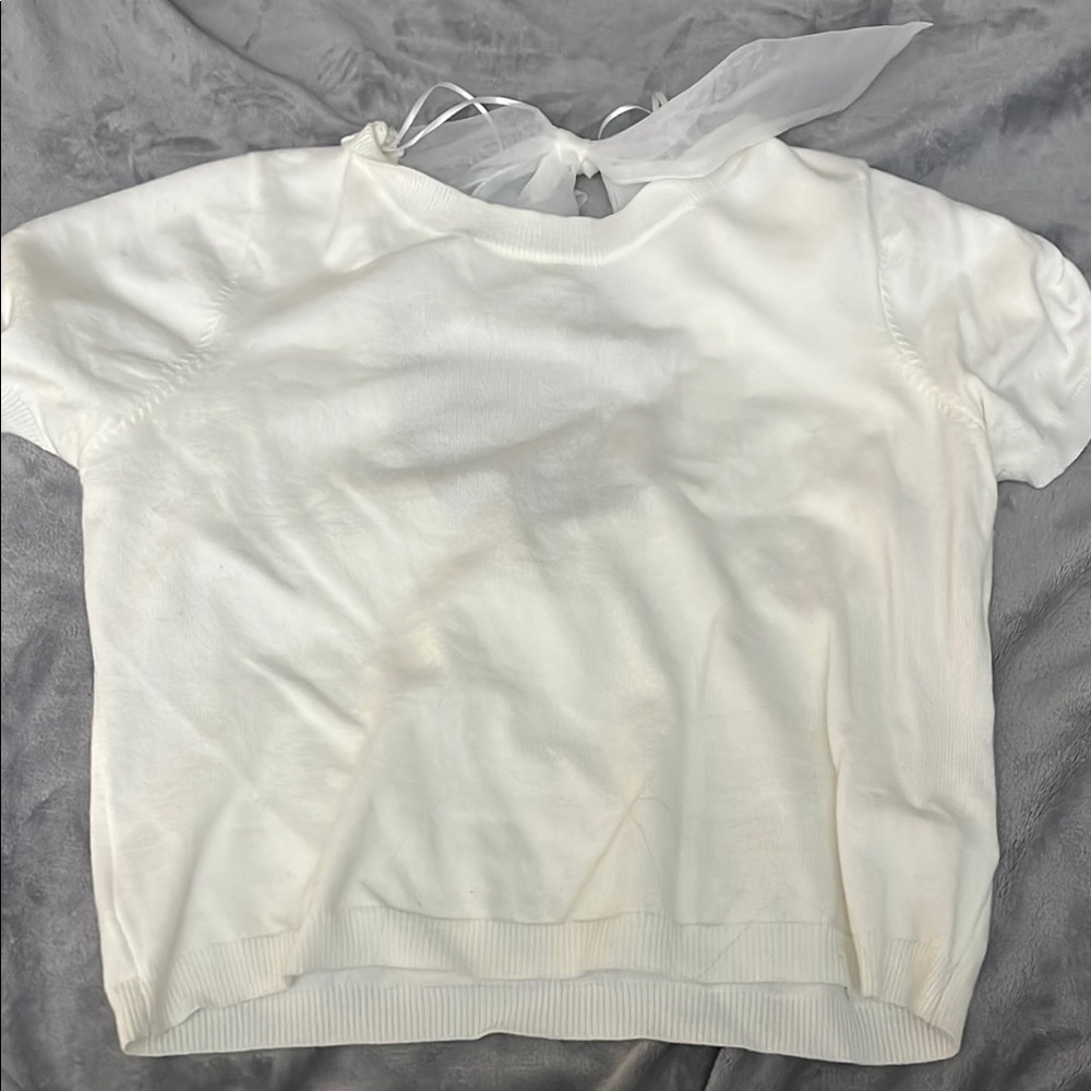 Elegant White Women's Top